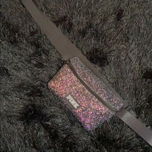 PINK sparkly fanny pack 💕